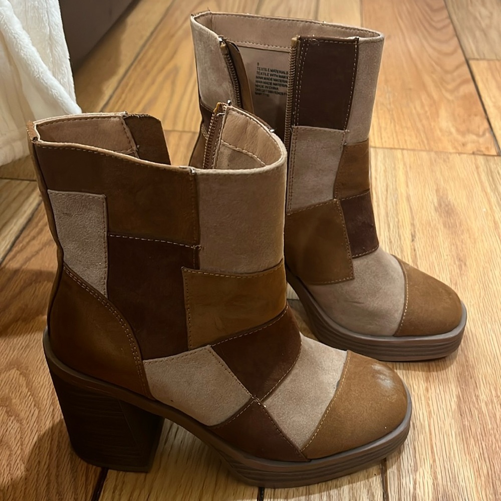 Patchwork Boots